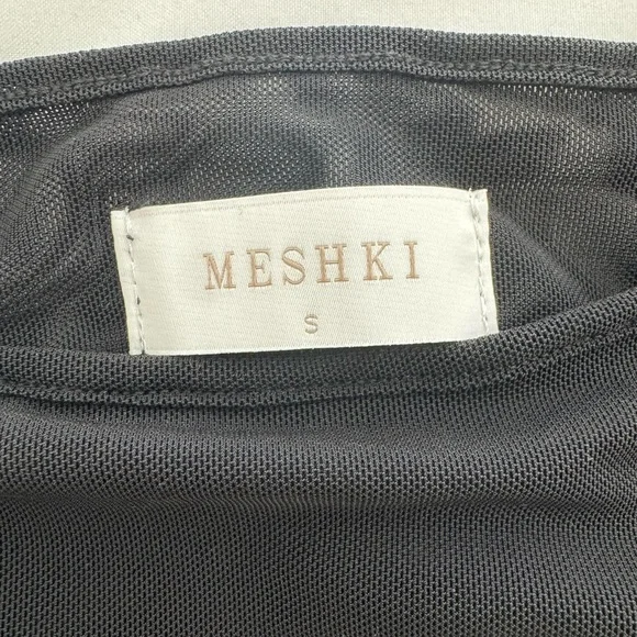 *NEVER WORN Meshki | Boat Neck Mesh Top - Picture 6 of 6